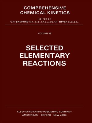 cover image of Selected Elementary Reactions